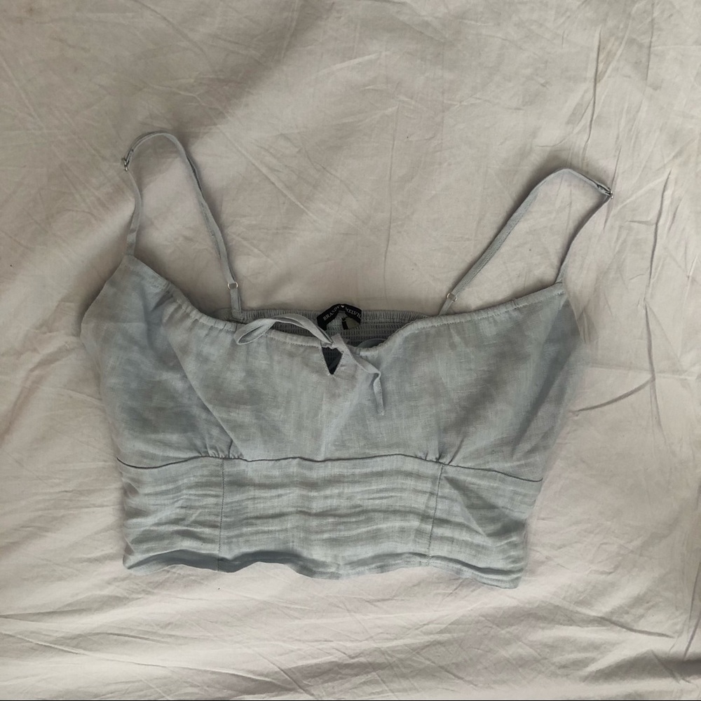 SOLD ON IG brandy melville jennifer blue tank